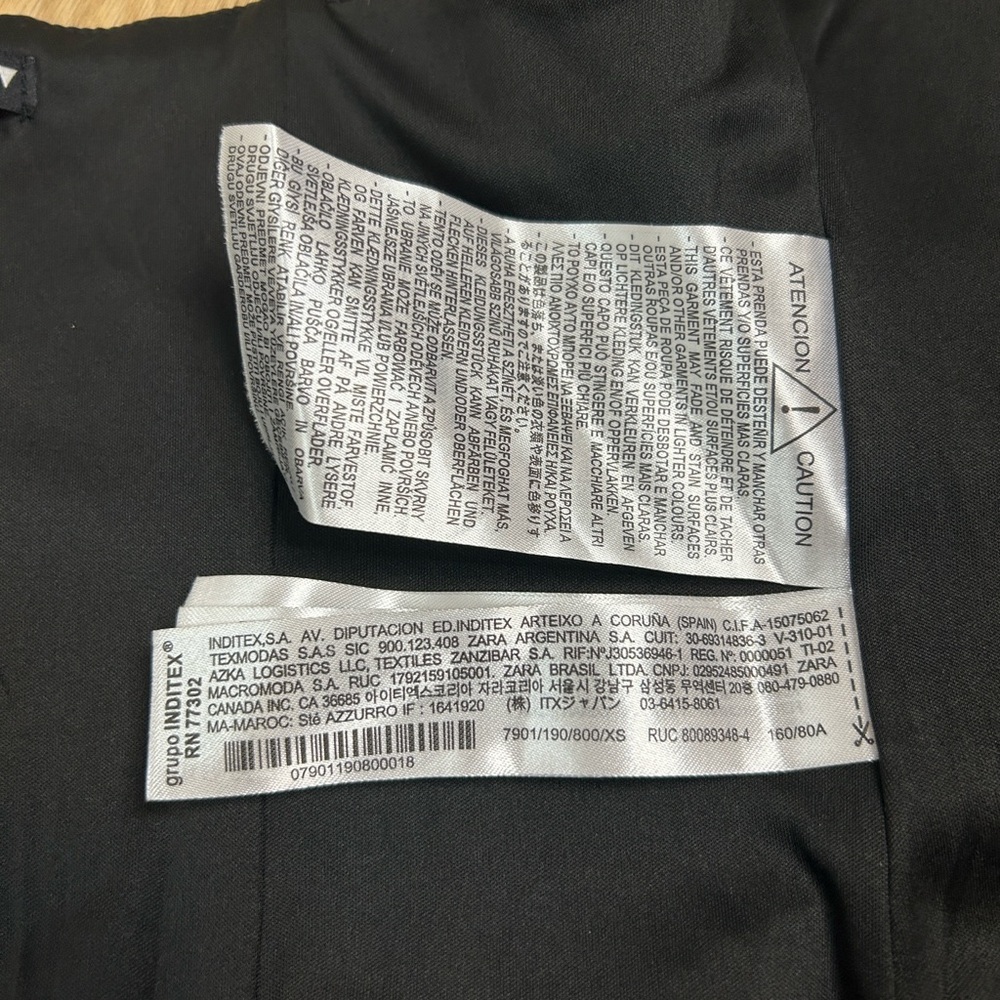 Zara Faux Leather Corset Top XS - Picture 12 of 15